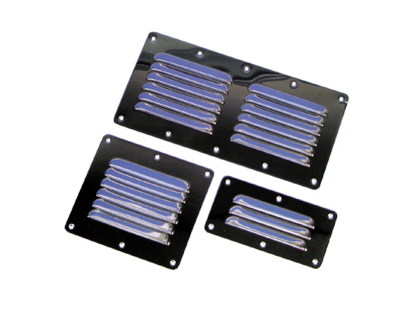 Rvs Ventilatierooster H= 64 B=127mm